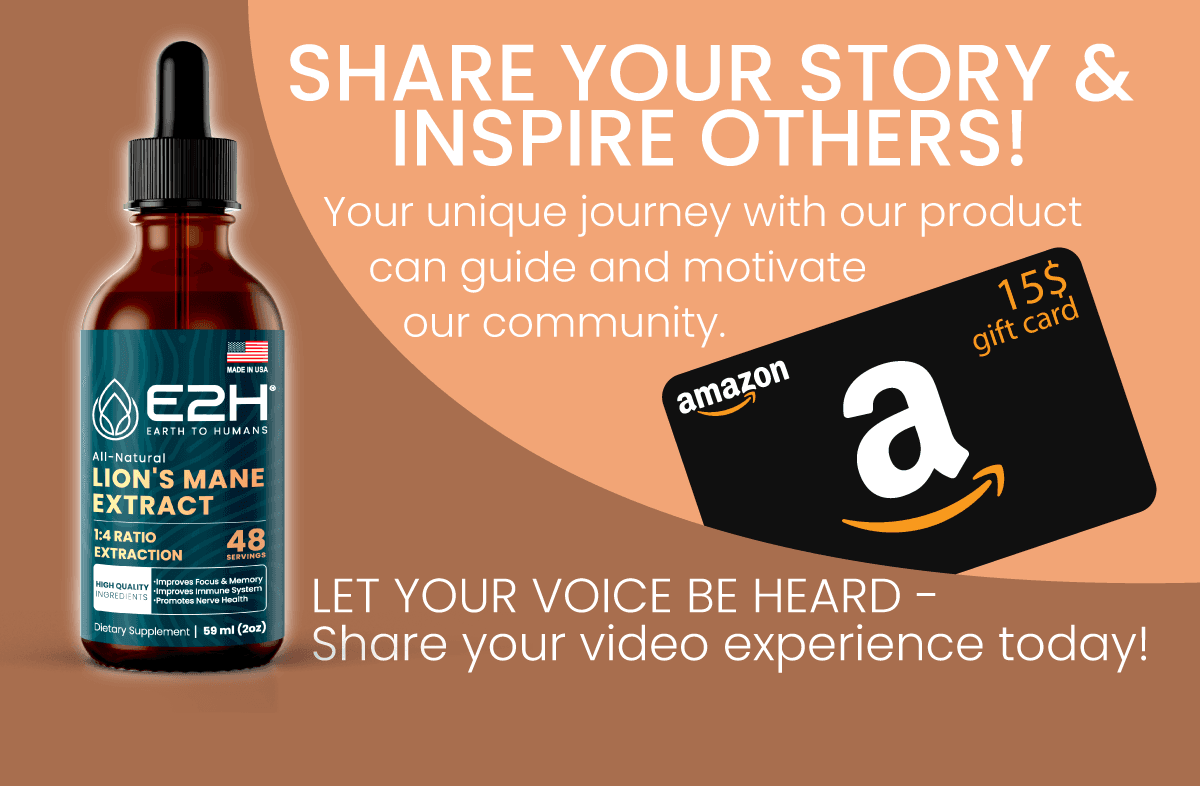 Image of E2H Earth to Humans - 04 - Lion's Mane Extract - Video Image of E2H Earth to Humans - 04 - Lion's Mane Extract - Video